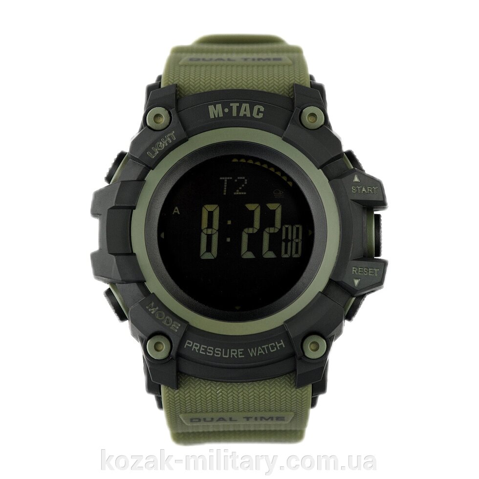 M-Tac годинник тактичний Adventure Black/Olive від компанії "КOZAK" military - фото 1