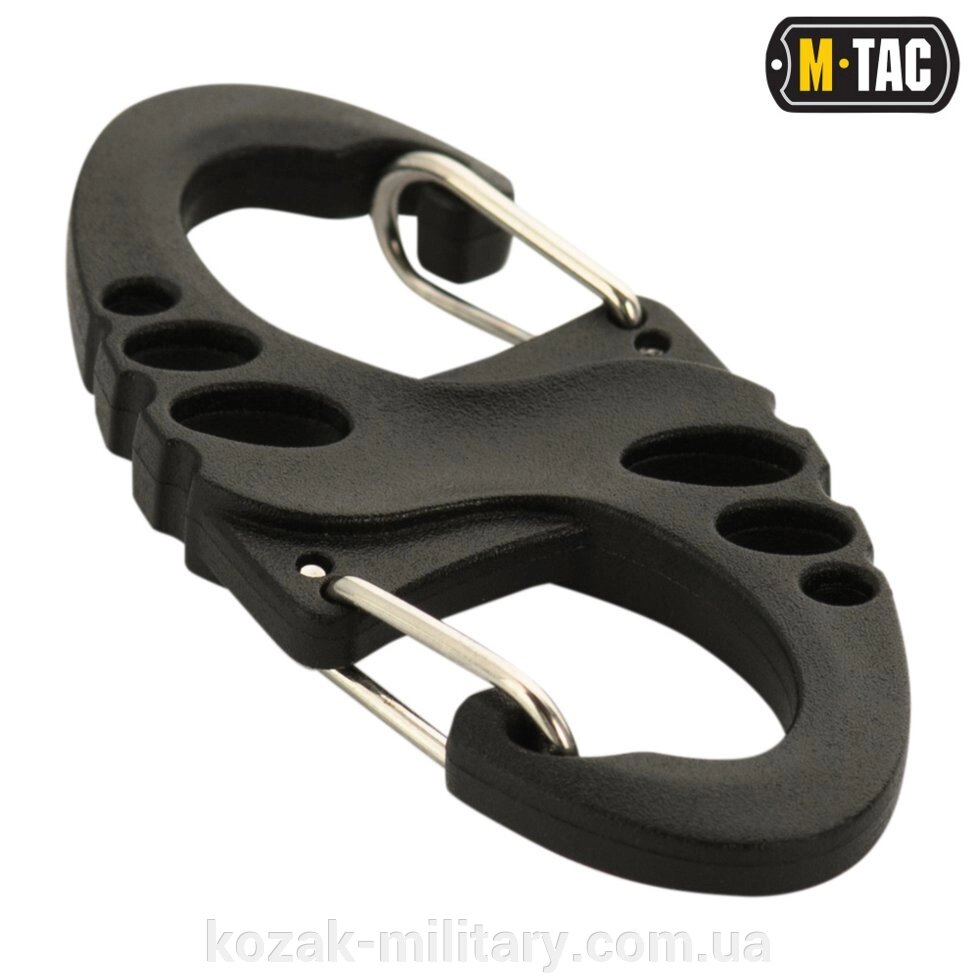 M-TAC КАРАБІН S-HOOK ПЛАСТИКОВИЙ BLACK від компанії "КOZAK" military - фото 1