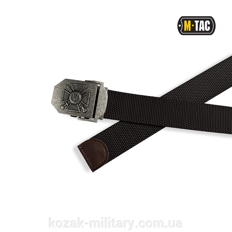 M-TAC РЕМІНЬ ЗСУ BLACK від компанії "КOZAK" military - фото 1