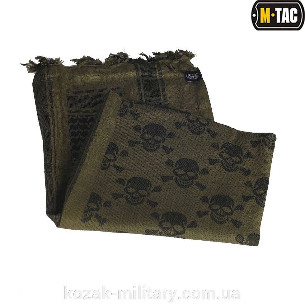 M-TAC ШАРФ ШЕМАГ PIRATE SKULL OLIVE / BLACK від компанії "КOZAK" military - фото 1