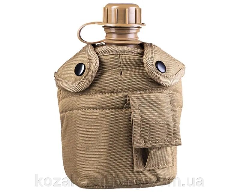 Mil-Tec Фляга пластикова  US Canteen з кришкою та чашкою - Coyote від компанії "КOZAK" military - фото 1