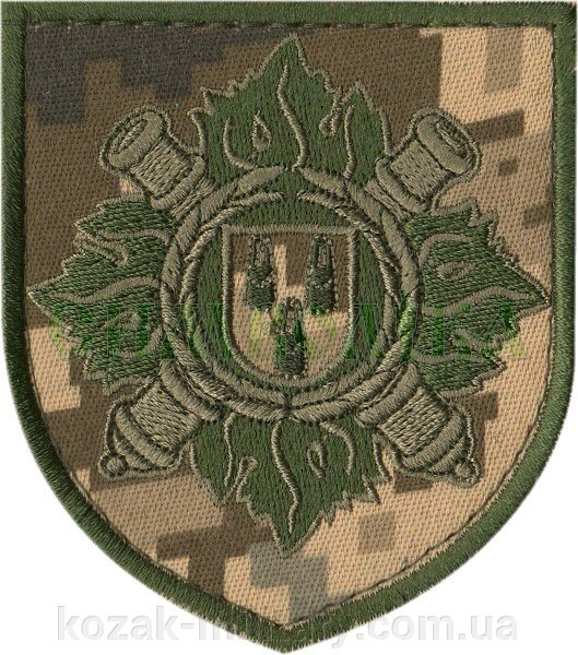 Нарукавні емблема "27-ма окрема реактивна Артилерійська Сумська бригада від компанії "КOZAK" military - фото 1