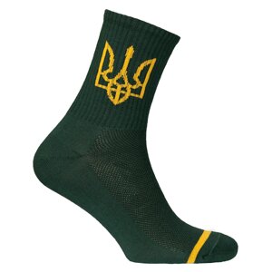 Шкарпетки Тризуб Темно-зелені (7166), 39-42
