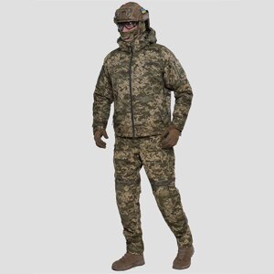Комплект військової форми. Зимова куртка + штани з наколінниками UATAC Pixel M