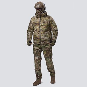 Комплект військової форми. Зимова куртка мембрана + штани з наколінниками UATAC Multicam 3XL