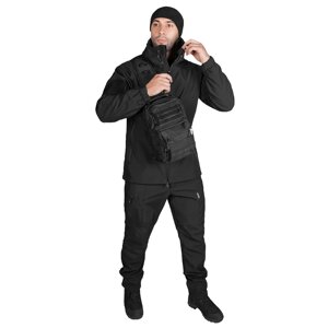 Куртка Stalker SoftShell Чорна (7226), XXL