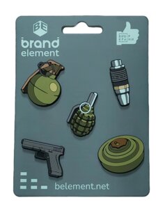 Набір Джиббітсів "Military Mix" Brand Element