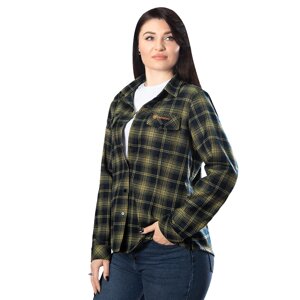 Сорочка Pani "Буревій" (Logo Orange) Lime Green/Navy (8755), 2XL