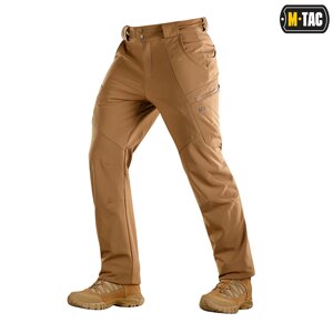 ШТАНИ M-TAC SOFT SHELL WINTER XS коричневий