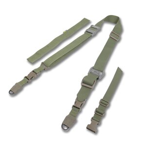 Ремінь 2-точковий Kiborg Gun Sling G-2 з пряжкою швидкого регулювання Triple-X Olive