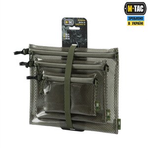 M-TAC КОМПЛЕКТ ОРГАНАЙЗЕРІВ ZIP POCKET SET ELITE RANGER GREEN M-TAC
