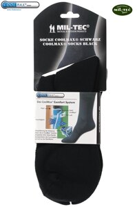 Шкарпетки Coolmax Mil-Tec Black 42-43