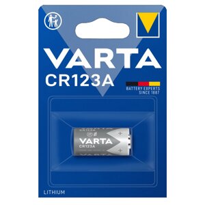 Батарейка літієва VARTA Lithium CR123A, 3V, bli 1
