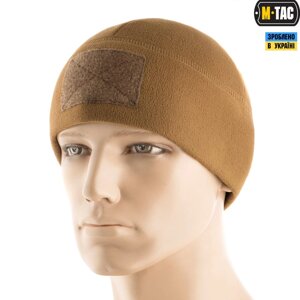 ШАПКА WATCH CAP ELITE Фліс (270г / М2) з липучками COYOTE BROWN