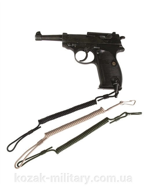 Шнур пістолетних страхувальних спмральний (OLIVE) - роздріб