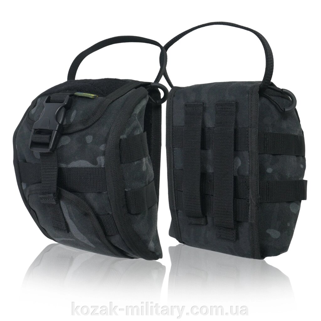 Підсумок-аптечка (швидкий скид) Kiborg GU Cordura Black Multicam від компанії "КOZAK" military - фото 1