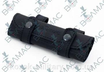Підсумок на 20 патронів для дрібнокаліберної рушниці шкіра Ретро чорний від компанії "КOZAK" military - фото 1