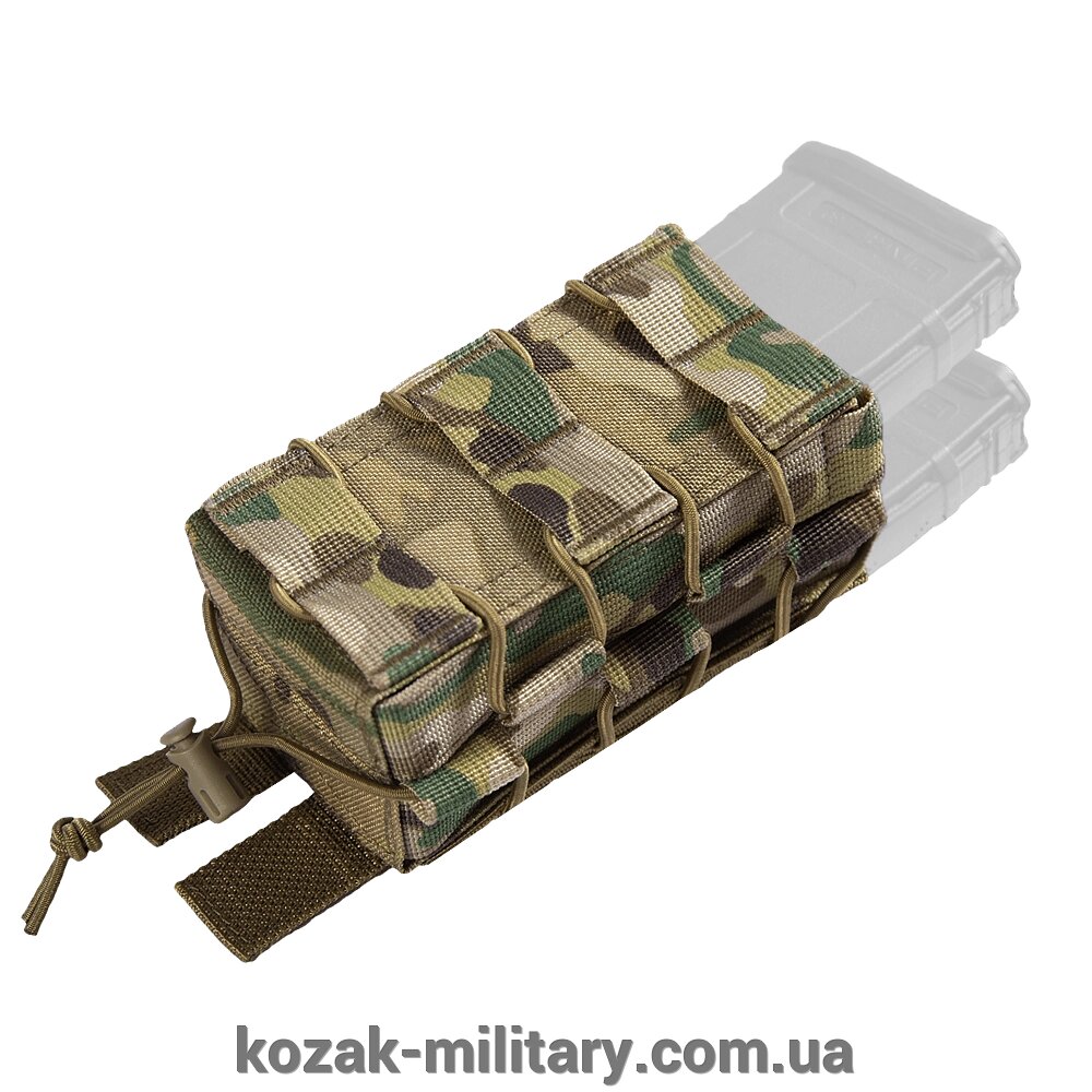 Підсумок під 2 магазини AK/AR Fastmag LT Multicam (8536) від компанії "КOZAK" military - фото 1