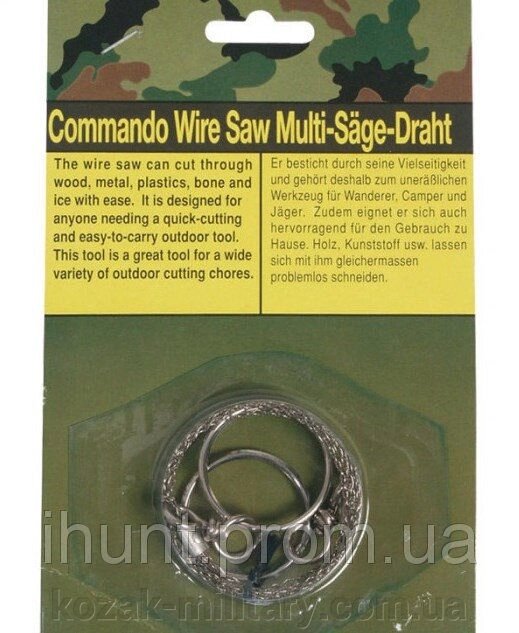 Пила кишенькова струнна з кільцями "" MIL-TEC "" від компанії "КOZAK" military - фото 1