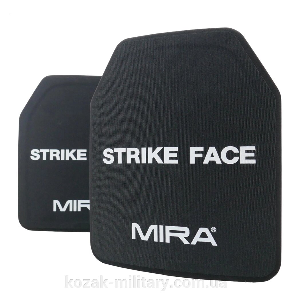 Плити MIRA Strike Face IV level NIJ (6 клас ДСТУ). Балістичні пластини (комплект 2 шт.) від компанії "КOZAK" military - фото 1