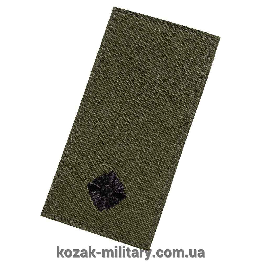 Погон/липучка ЗСУ Хорунжий Олива (7214) від компанії "КOZAK" military - фото 1