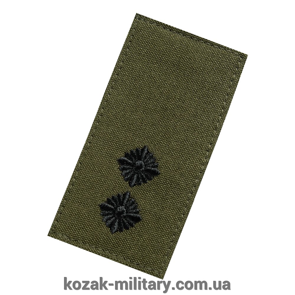 Погон/липучка ЗСУ Лейтенант Оліва (7216) від компанії "КOZAK" military - фото 1