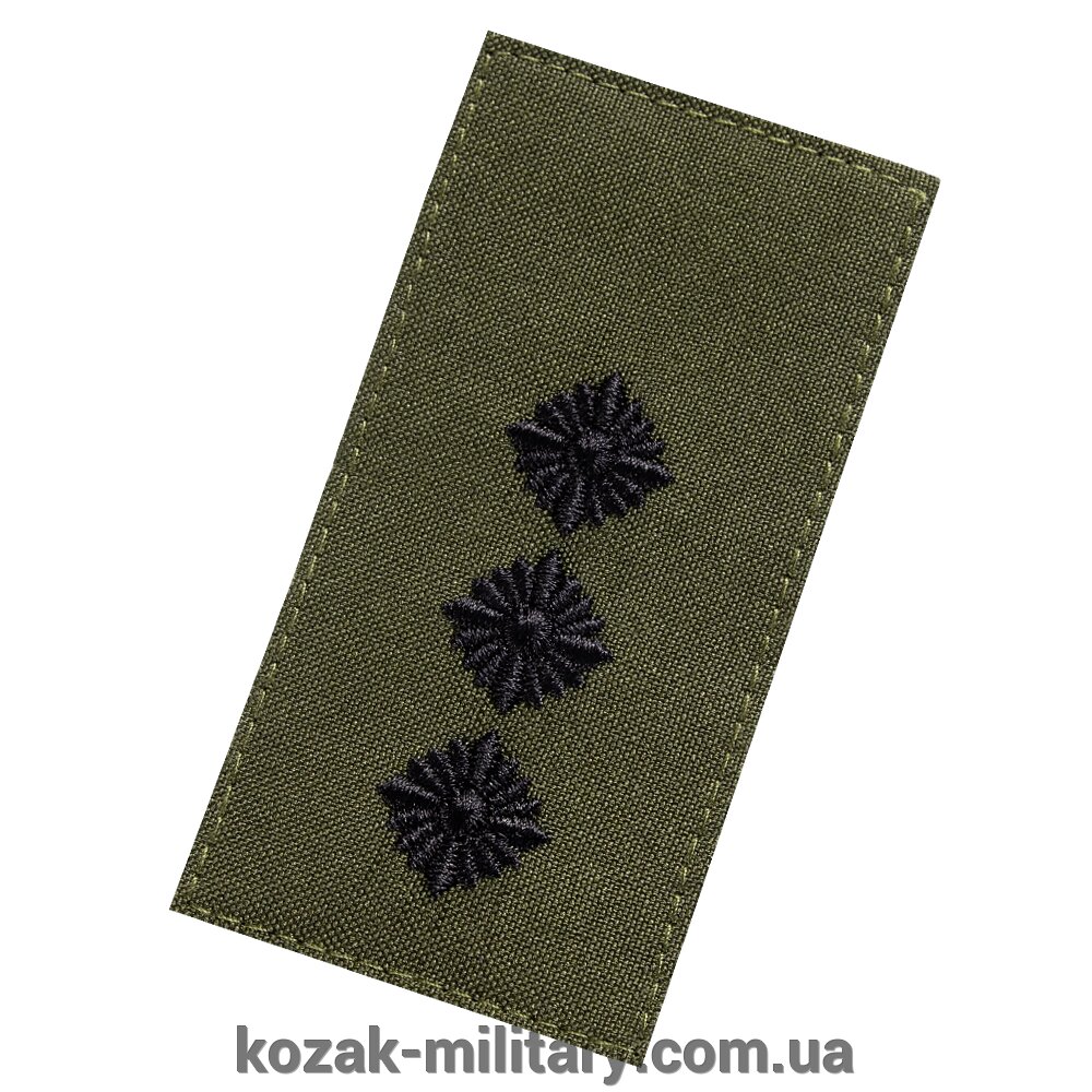 Погон/липучка ЗСУ Старший Лейтенант Оліва (7217) від компанії "КOZAK" military - фото 1