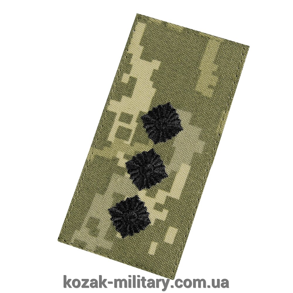 Погон/липучка ЗСУ Старший Лейтенант Піксель (7334) від компанії "КOZAK" military - фото 1