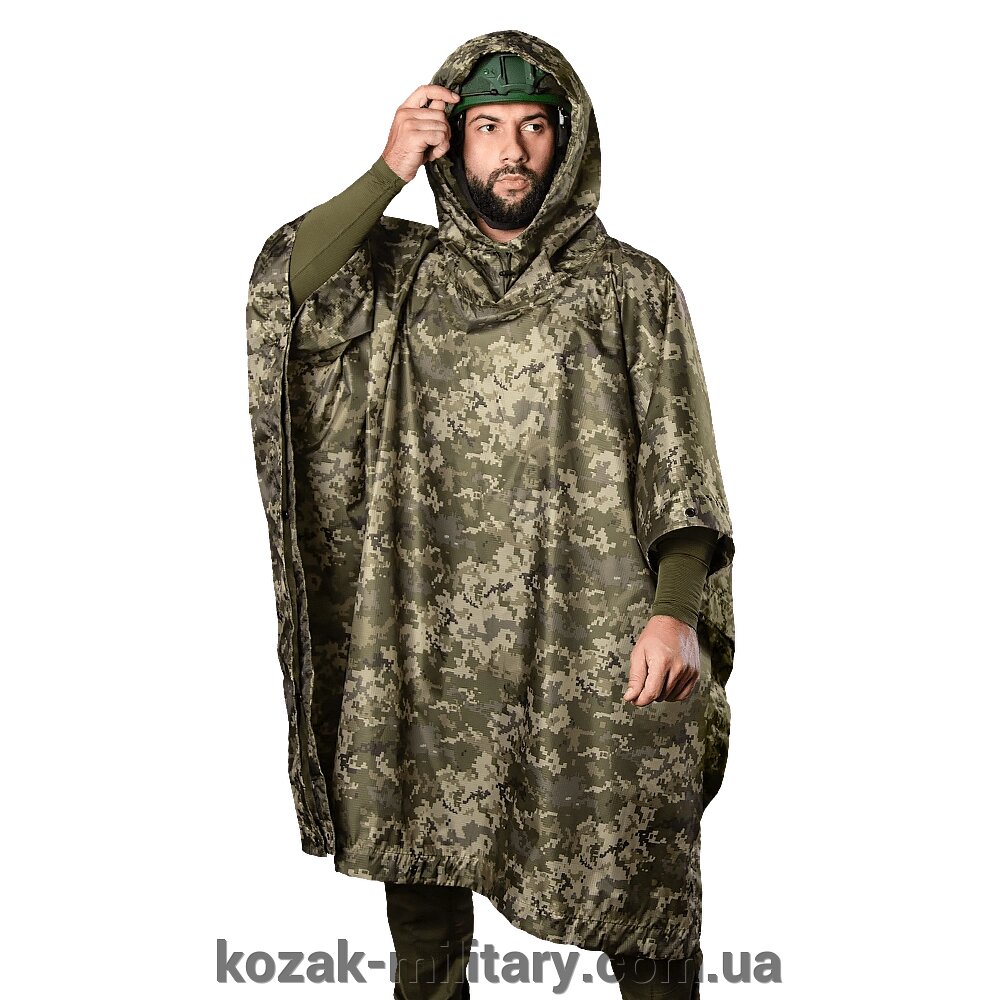 Пончо Pilgrim 2.0 Rip-Stop Піксель (8457) від компанії "КOZAK" military - фото 1