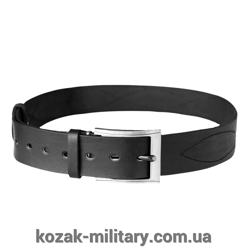 Ремінь офіцерський "Портупея" 1.0  Black, L від компанії "КOZAK" military - фото 1