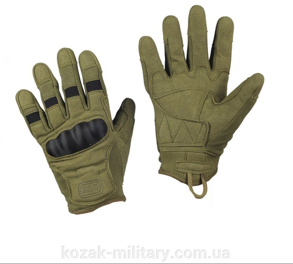 Рукавички Assault Tactical MK.6 Olive M-Tac ##от компании## "КOZAK" military - ##фото## 1