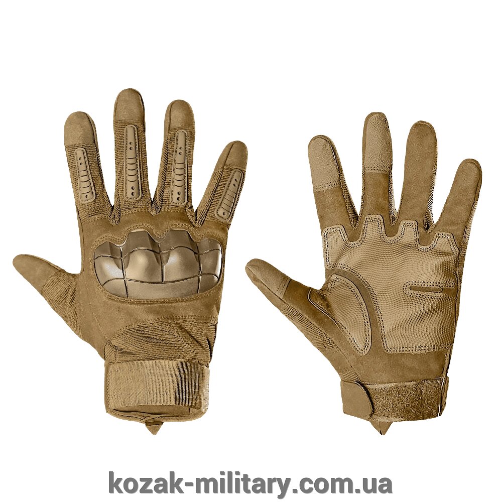 Рукавички Tac 3.0 Койот (8553), XL від компанії "КOZAK" military - фото 1