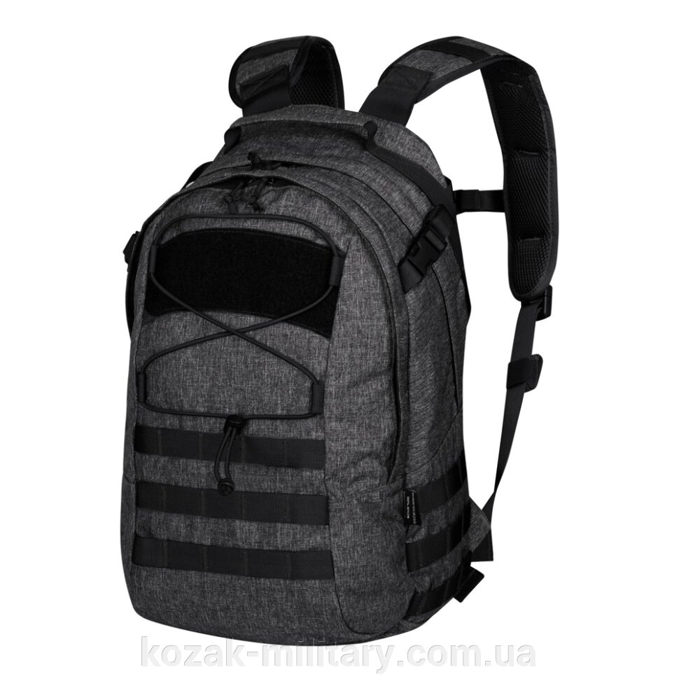 Рюкзак EDC 21л Helikon-Tex Backpack - Nylon Polyester Blend - Melange Black-Grey від компанії "КOZAK" military - фото 1