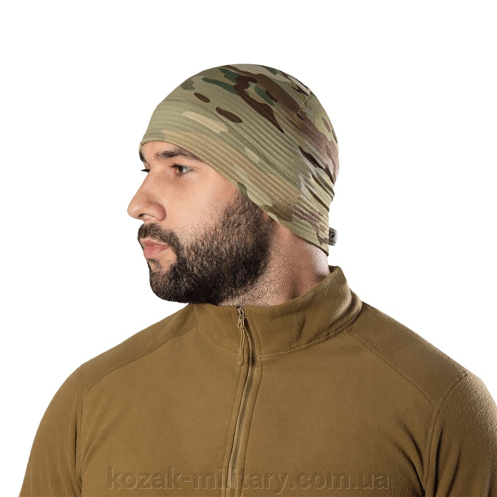 Шапка Beanie 3.0 Polarheat QS Multicam (8473), L від компанії "КOZAK" military - фото 1