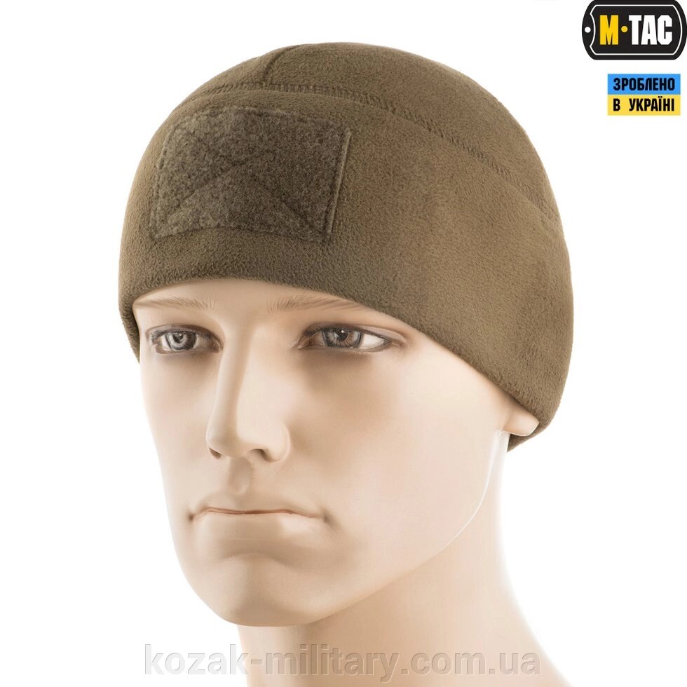 ШАПКА WATCH CAP ELITE Фліс (270г / М2) з липучками DARK OLIVE від компанії "КOZAK" military - фото 1