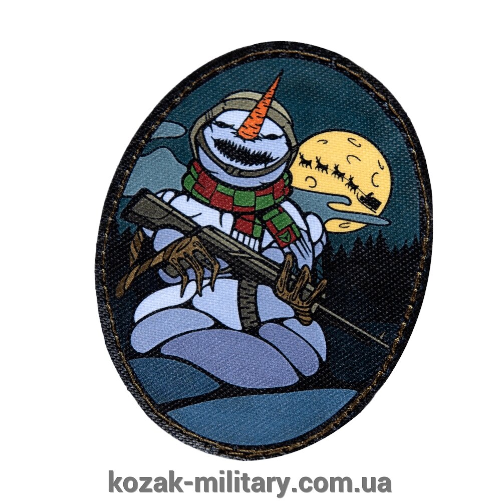 Шеврон/липучка «Сніговик» ПВХ (7458) від компанії "КOZAK" military - фото 1
