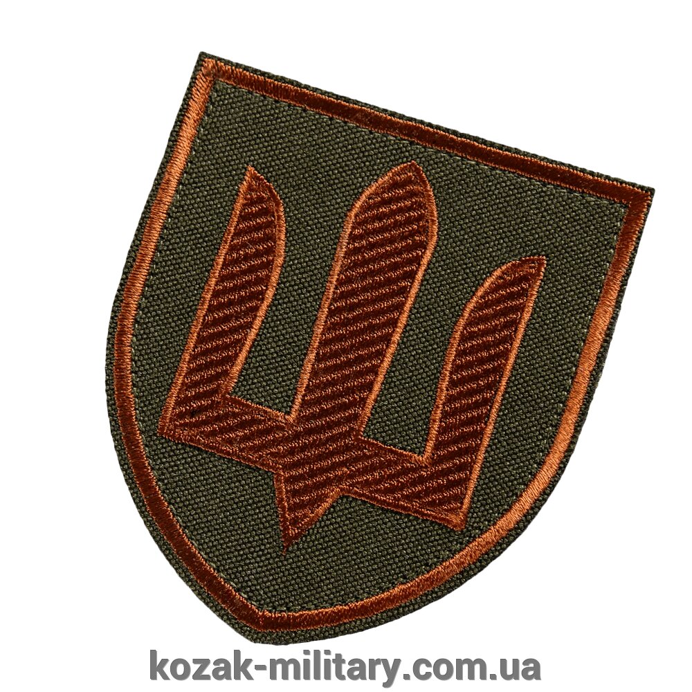 Шеврон/липучка ЗСУ/СВУ ППО Олива (7501) від компанії "КOZAK" military - фото 1