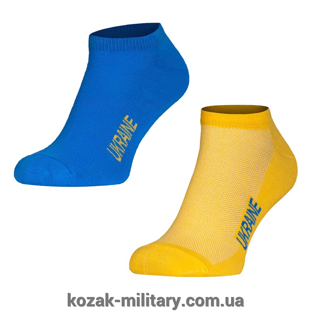 Шкарпетки Ukraine Жовто-блакитні (7152), 42-45 від компанії "КOZAK" military - фото 1