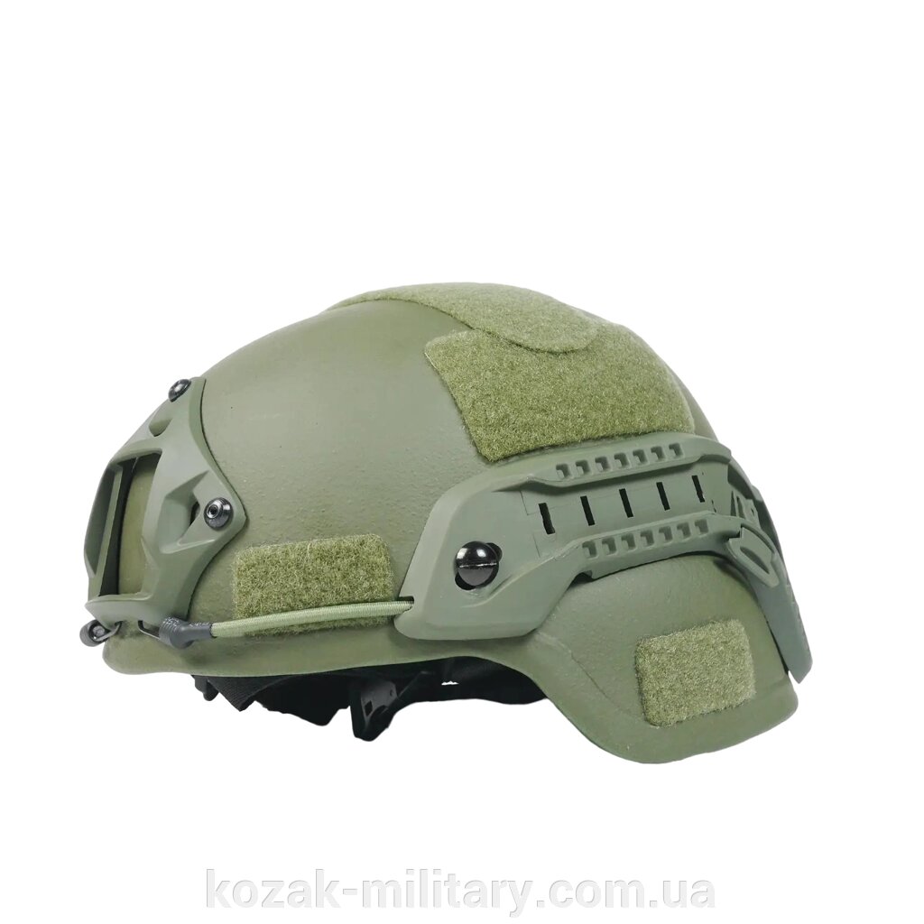 Шолом MICH 2000 Helmet PE NIJ IIIA. 44 Хакі від компанії "КOZAK" military - фото 1