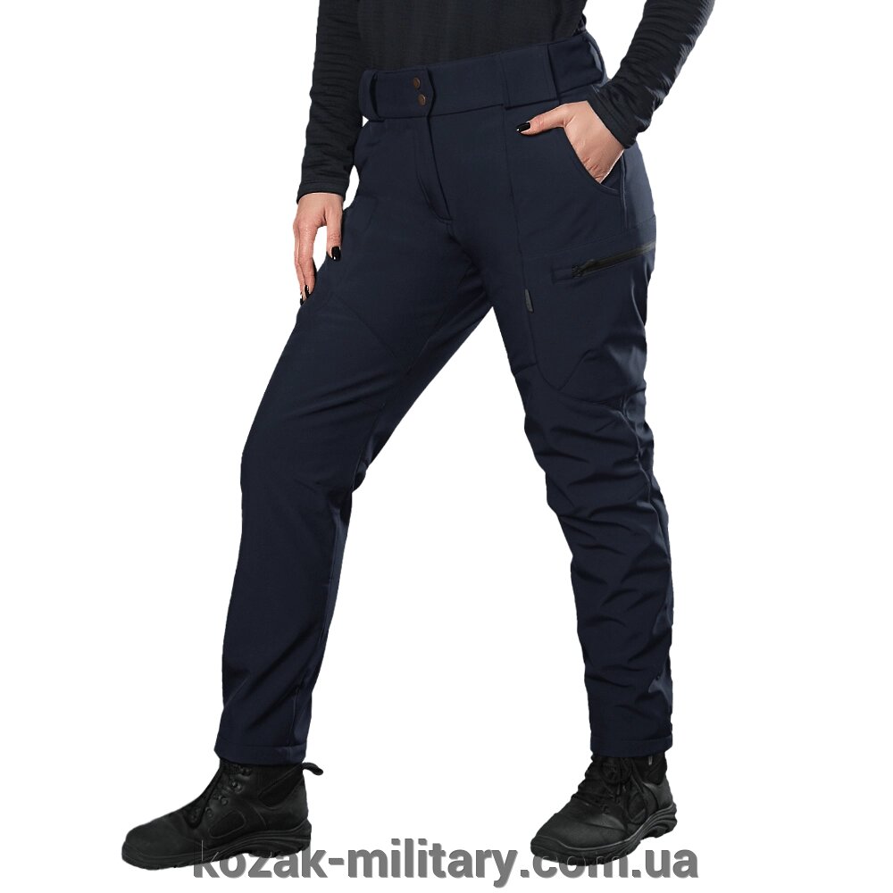 Штани Pani SoftShell Темно-сині (8478), 2XL від компанії "КOZAK" military - фото 1