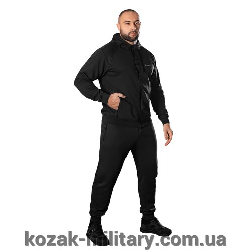 Спортивний костюм FitPro Zip Чорний (8540), 2XL