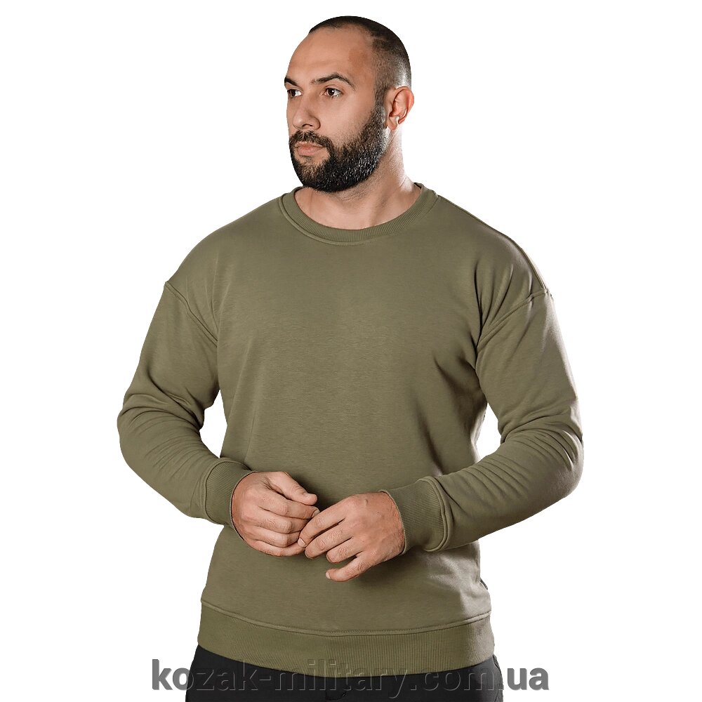 Світшот Basic 3.0 Хакі (8506), 2XL від компанії "КOZAK" military - фото 1