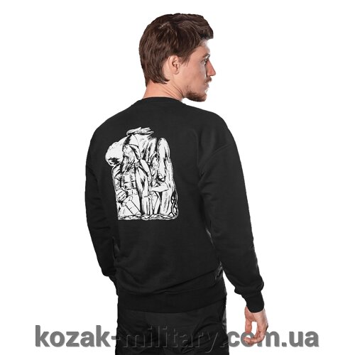 Світшот Basic 3.0 "Перун" Чорний (8594), 3XL