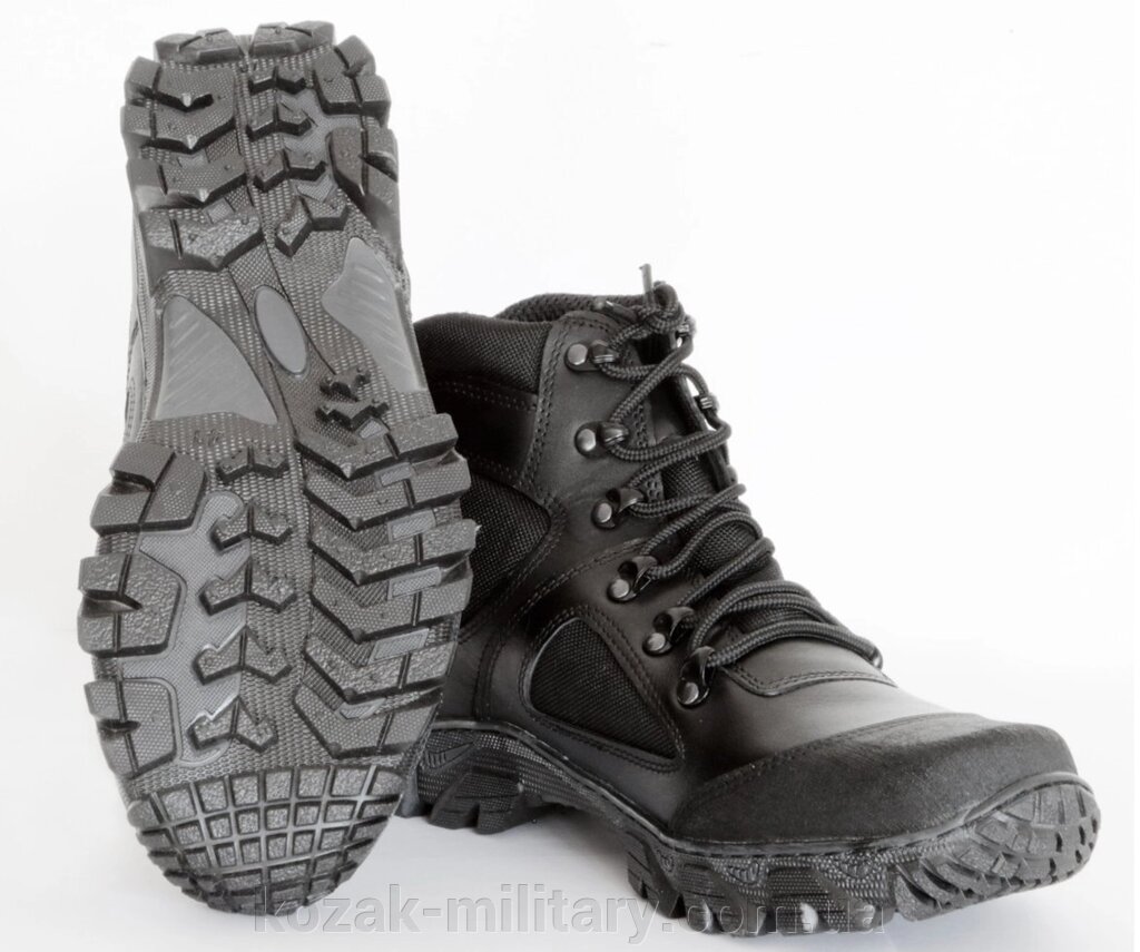 Тактічні черевики нізькі Натуральна шкіра "Хром" від компанії "КOZAK" military - фото 1