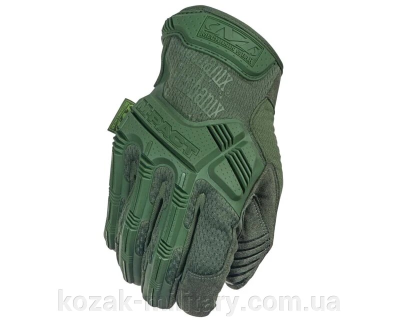 Тактичні рукавиці Mechanix Wear M-Pact Olive Drab S від компанії "КOZAK" military - фото 1