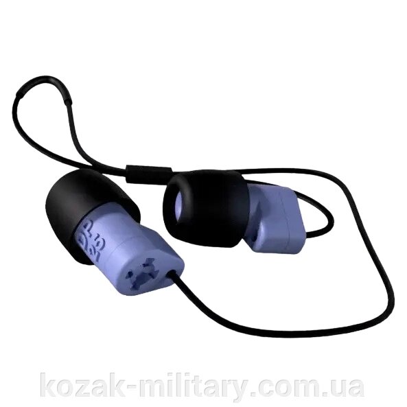 Тактичні вушні затички з штучною барабанною перетинкою DEFENSE PLUG 25DB від компанії "КOZAK" military - фото 1