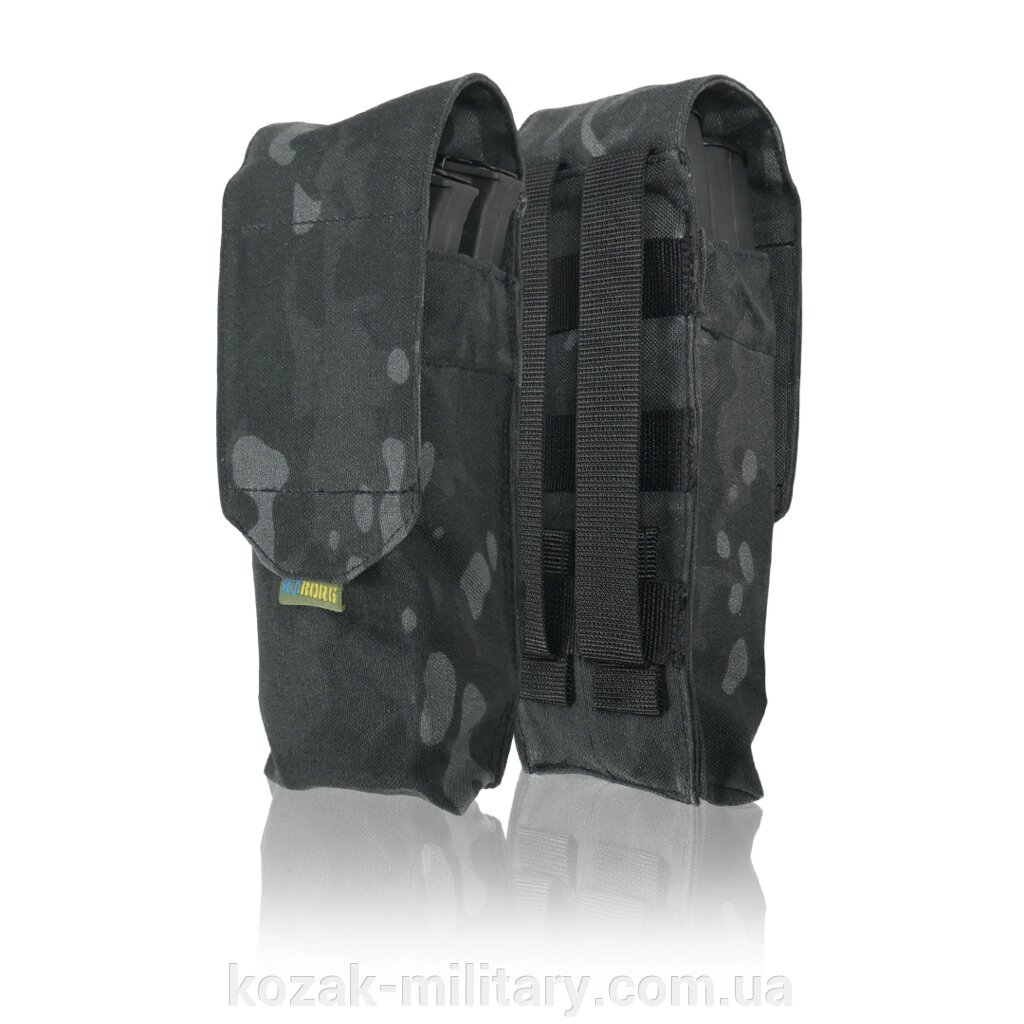 Тактичний підсумок під 2 магазина Kiborg GU Double Mag Pouch Dark Multicam від компанії "КOZAK" military - фото 1