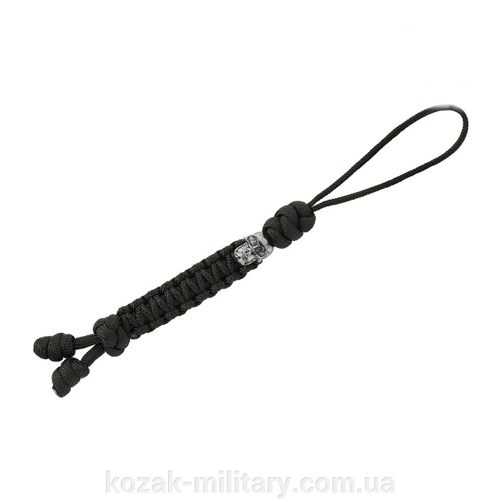 Темляк Loopy Snake Skull Black від компанії "КOZAK" military - фото 1
