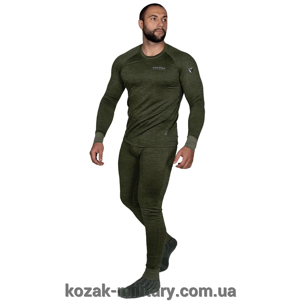 Термобілизна Polarheat QS Pro 2.0 Олива Меланж (7365), M від компанії "КOZAK" military - фото 1