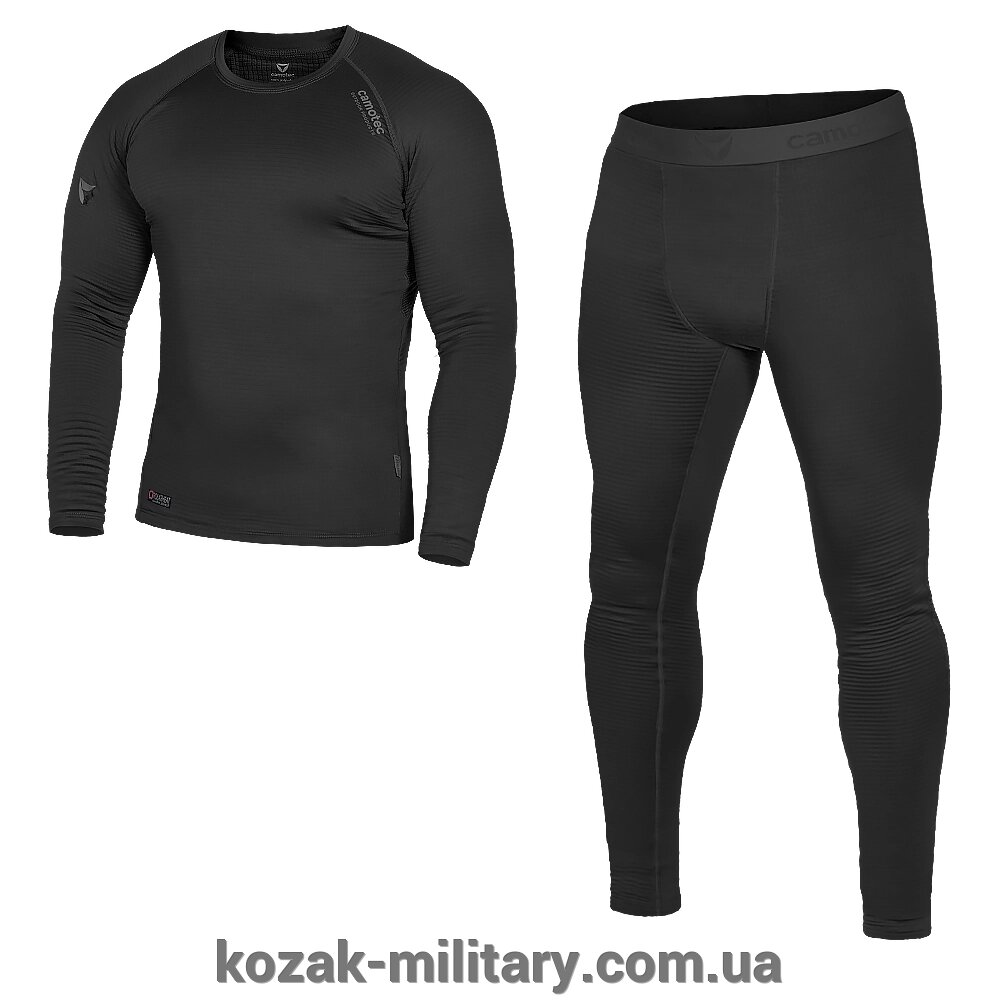 Термобілизна Polarheat Quadro Stretch Black (6615), L від компанії "КOZAK" military - фото 1